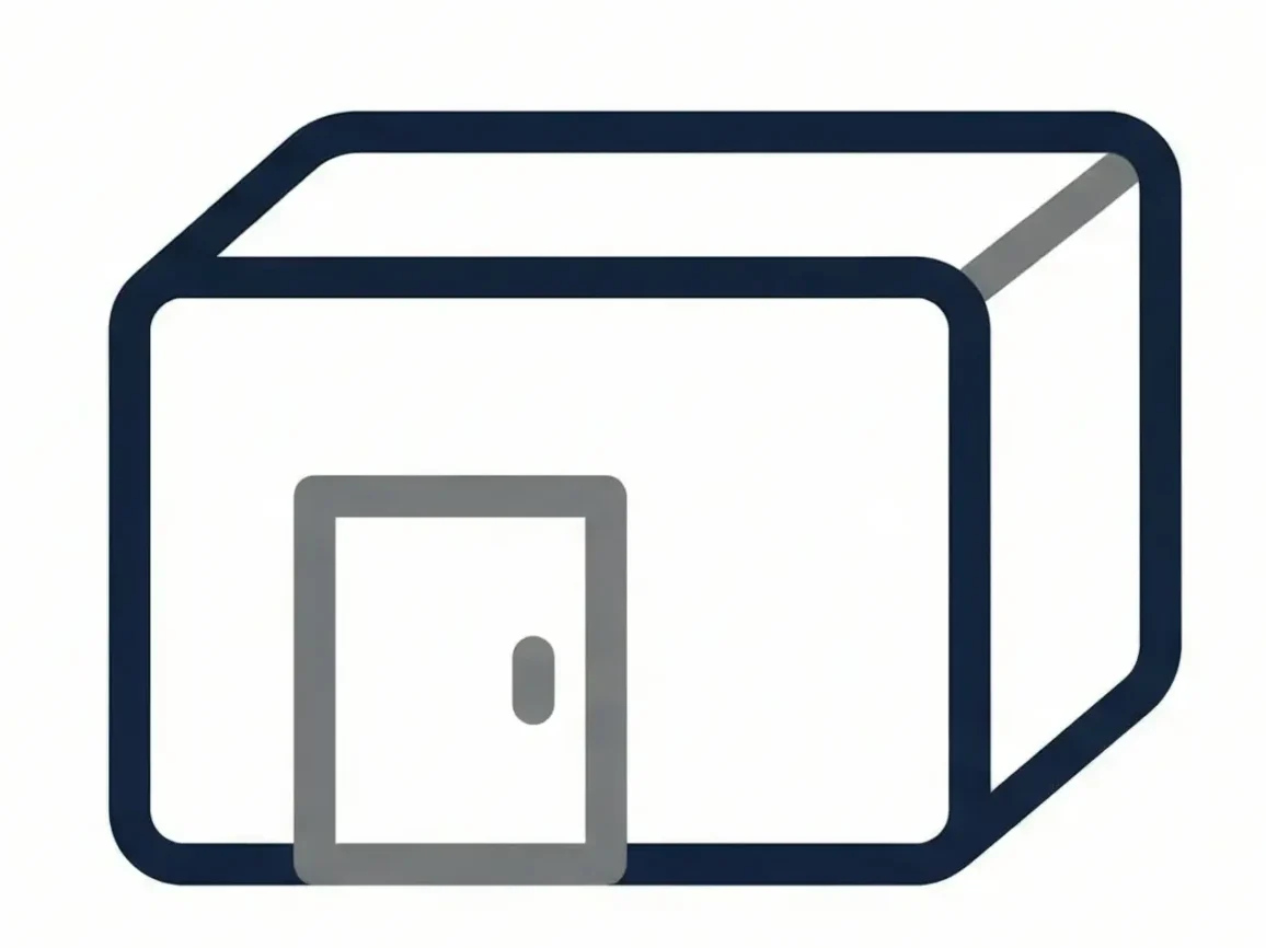 Icon representing a prepared and vacated space